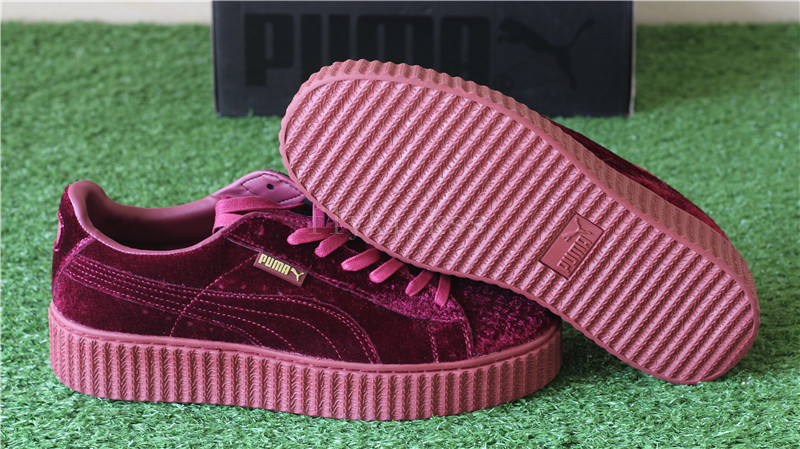 Rihanna Puma X Fenty Creepers Red Wine